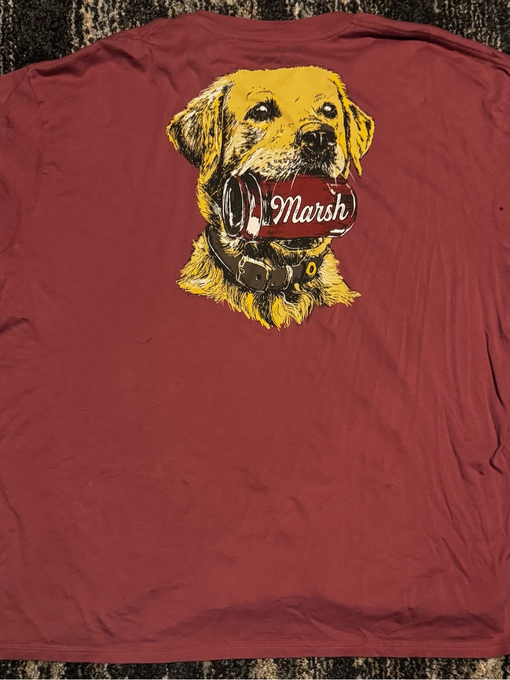 Southern Marsh Short-Sleeve Pocket Tee in Dusty Rose - Picture 3 of 3